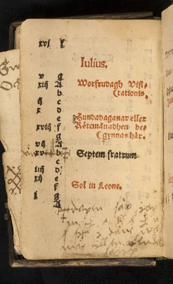 Bönbok, titel: "Någhra gudeligha böner utdragna aff then helga scrifft", tryckt hos Amund Laurentzon, Stockholm 1559.