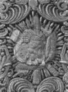 Ett av två utstlag (6048-6049) till drottning Kristinas kröningskaross med trofémotiv, Paris 1650.
