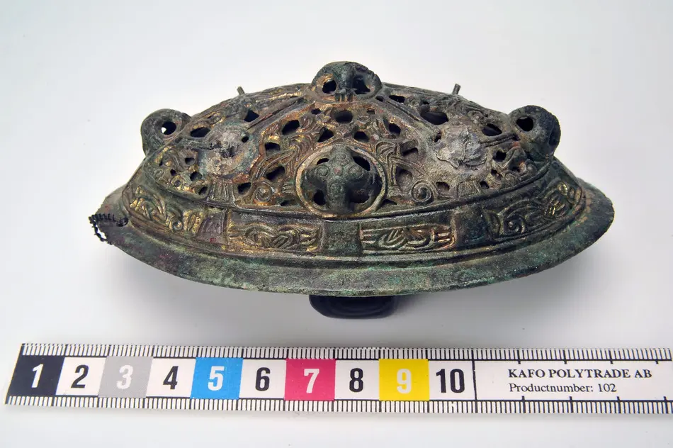 Oval spännbuckla P51