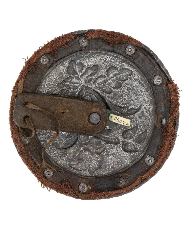 Rondell, armhåleplåt till Gustav Vasas rustning 1540.