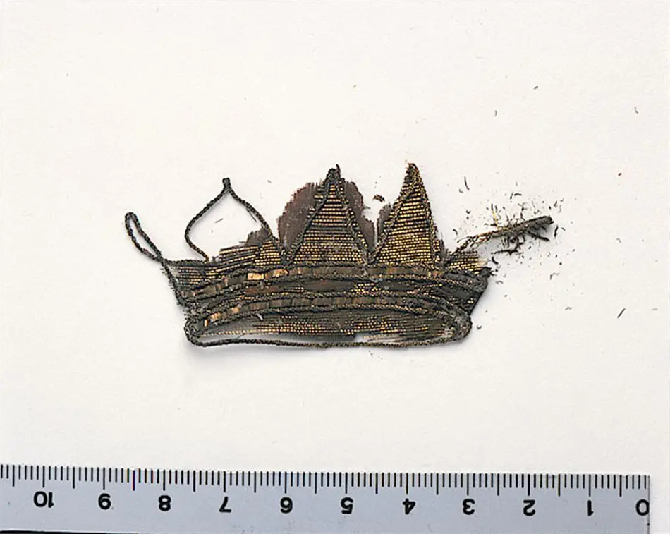 Fragment från Kristinas grav i Peterskyrkan i Rom.