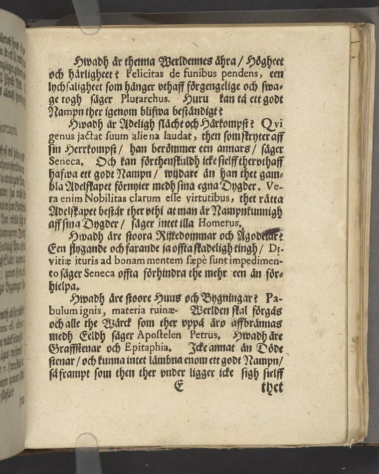 Bona fama, bonus odor ... Vthi een christeligh lijkpredikan vthöfwer ... rådmansens Hr Jacob Barckmans ... hustru ... H. Britta Jonsdotter ... förklarat aff Nicolao Rudbeckio ... Tryckt i Stockholm, aff Ignatio Meurer ... 1669.