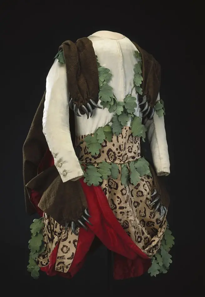 "En Wildes Klädning", hertig Karls dräkt från Dianas fest 1778.