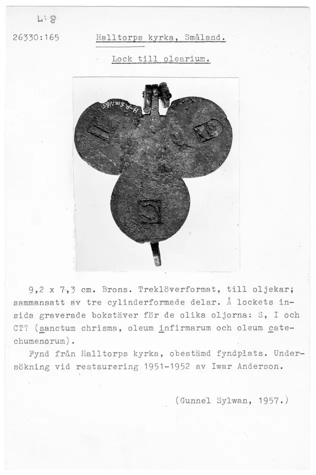 Bild på olearium, Lock