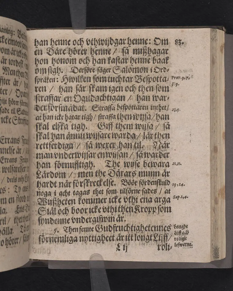 Corona sapientiæ, thet är wijsshetennes krona, medh een kort förklaring ... förfärdigat och vthi ... Christer Bondes ... begraffning ... framstelt aff Zachario L. Klingio ... Stockholm, tryckt hoos Ignatium Meurer ... anno MDCLXIII.