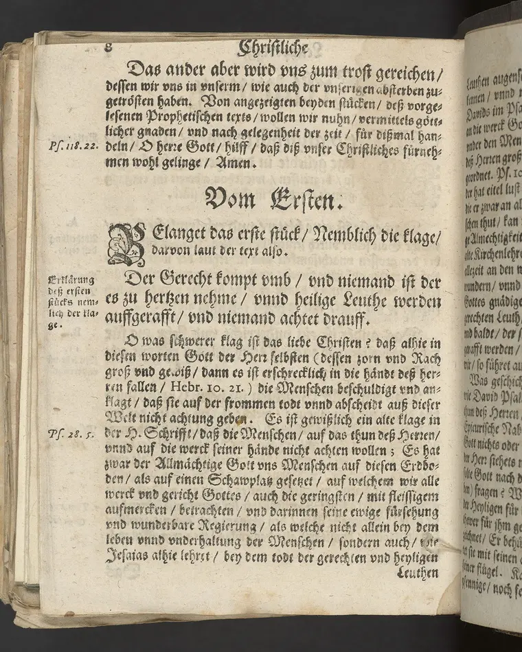 Christliche Leichpredigt Bey der Begräbnusz, weylandt der Durchleuchtigen Hochgebornen Fürstin vnd Churfürstlichen Fräwlein ... Christinae, Geborner Pfaltzgrävin bey Rhein ... gedächtnusz. Welche Sontags den 11. Julij Anno 1619 ... im 47. Jahr, Ihres alters ... im F. Schlosz zu Zweybrücken ... entschlaffen, vnd folgenden 25. Julij ejusdem anni, in der Pfarkirchen daselbst ... ist zur Erden bestattet worden. Gehalten Durch Bartholomaeum Hexamerum Diener am wort Gottes daselbst. Gedruckt in der Churfürstlichen Stadt Heydelberg, bey David Albin.