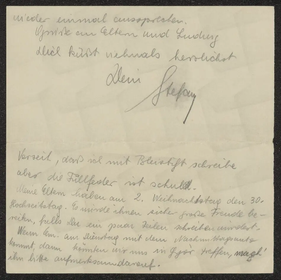 Brev från Stefan Böhm till Martha Böhm 1935-12-22