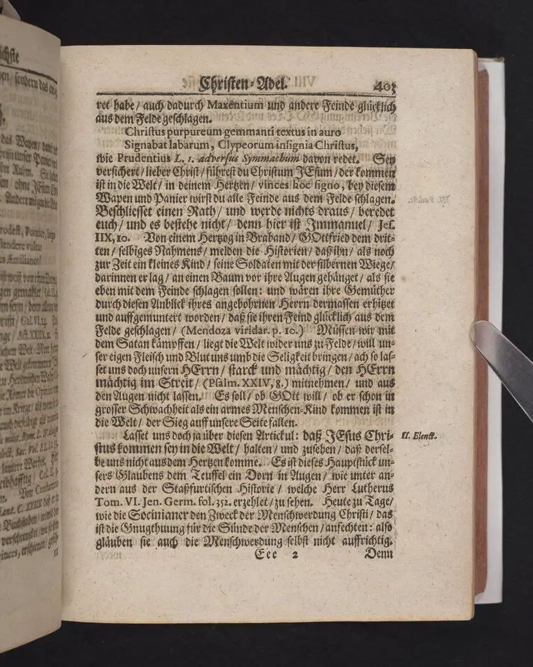 Der Vortrefflichste Christen-Adel/ In einer Christlichen Leichen-Predigt/ Tages vorher/ ehe Des ... Herrn Friedrichs von Werthern ... Der Röm. Käyserl. Maj. und des Heil. Röm. Reichs Erb-Cammer-Thürhüters .. Am 21. Decembr. 1686. Selig-verblichener Leichnam von Dreßden aus nacher Cölleda ... zu seinem Erb-Begräbnüß gebracht zu werden/ abgeführet worden.