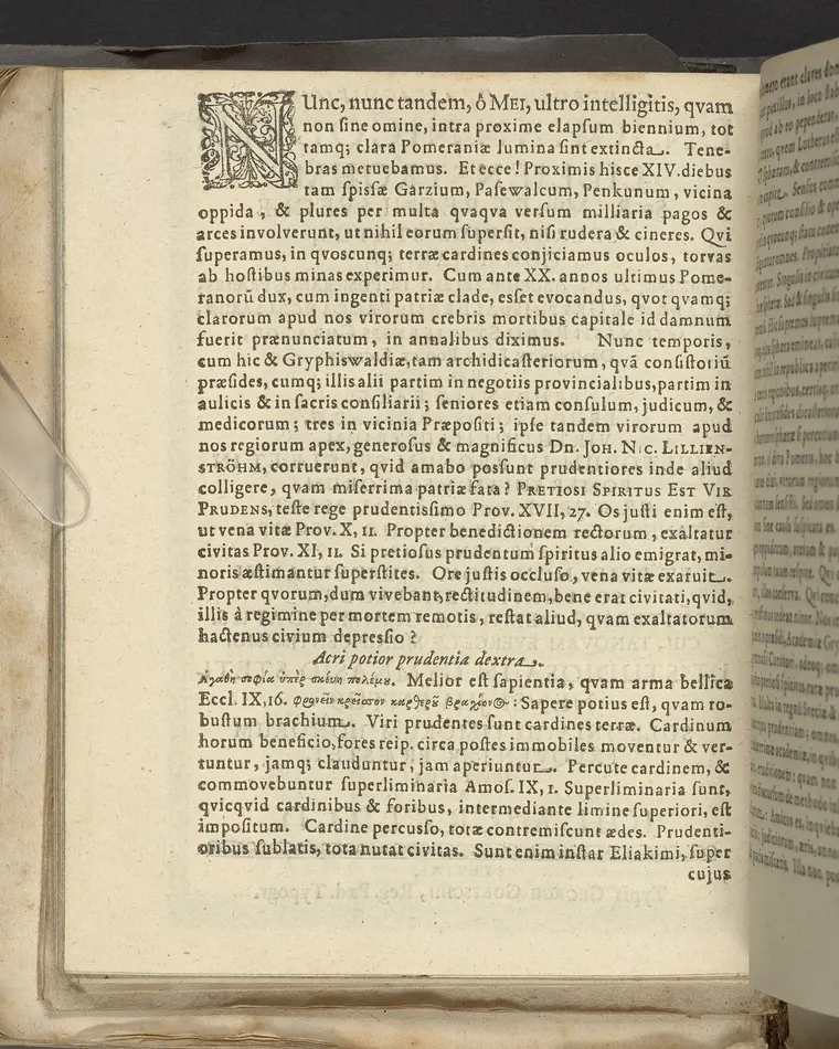 Generosus et magnificus Dn. Johan-Nicodemi Lillienstrohm, Sæ. R. Mtis. et regni Sveciæ secretarius status ... dominus in Eka, Boo et Eichsen ... prid. non. nov. ejusdem anni solemniter efferendvs, aviternæ memoriæ commendatus ... invitatur a Joh. Micrælio, D. Stetini, typis Georgii Goetschii, reg. pæd. typogr.