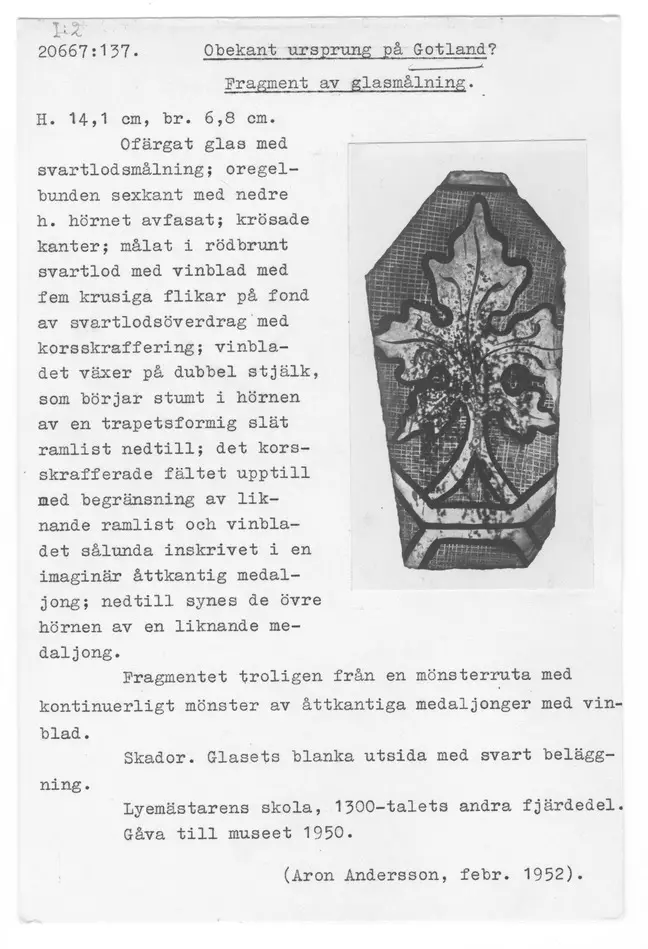 Bild på Glasmålning