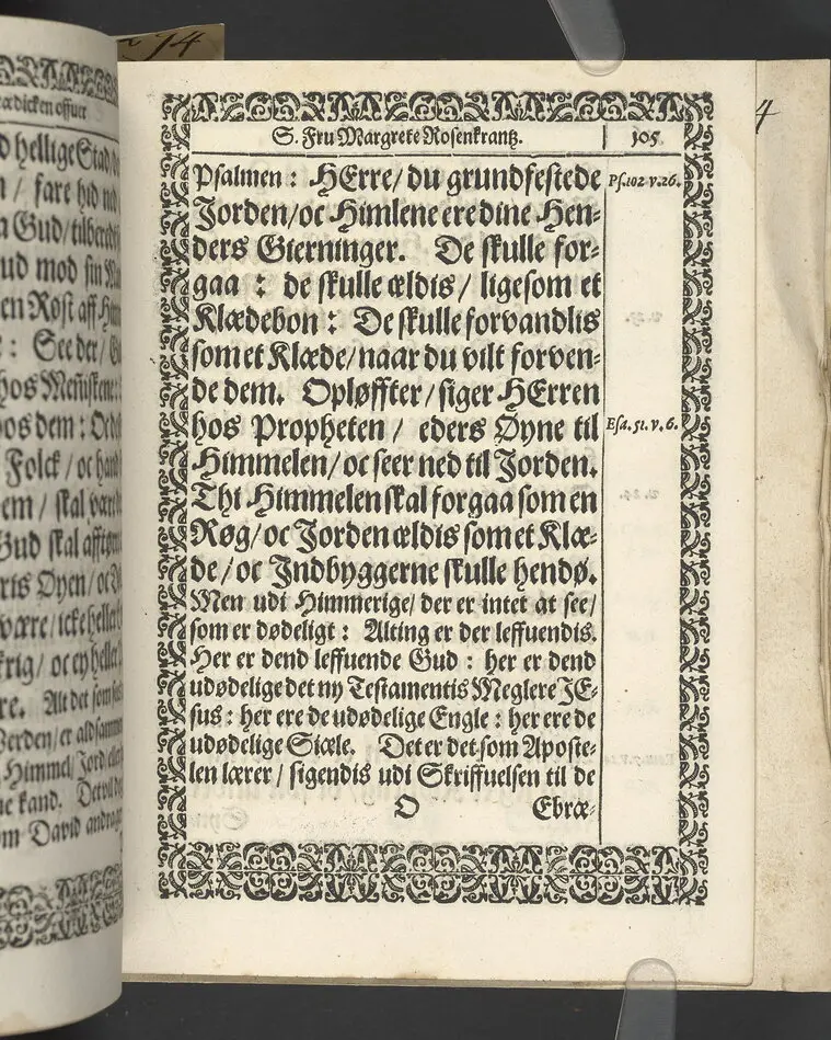 Likpredikan över Margrete Rosenkrantz