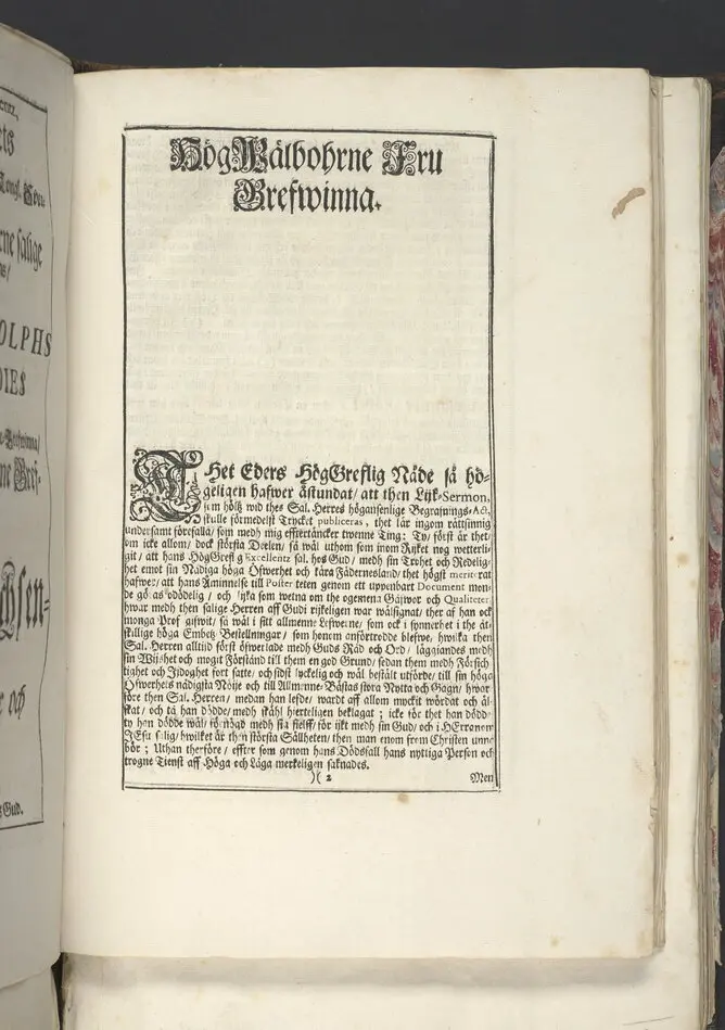 Bild på Bok, Likpredikan