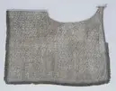 Schabrak av brokad, med foder och mellanlägg, ca 1660
