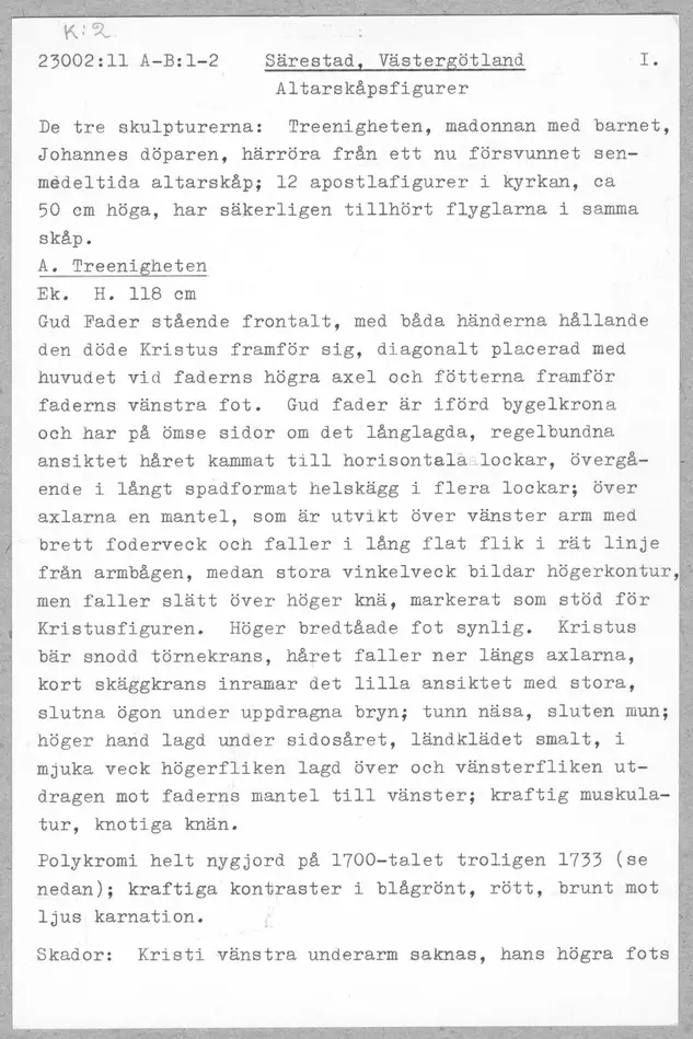 Altarskåpsfigur