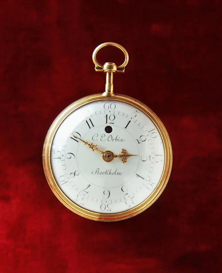 Fickur, signerat C. E. Orbin, Stockholm ca 1780.