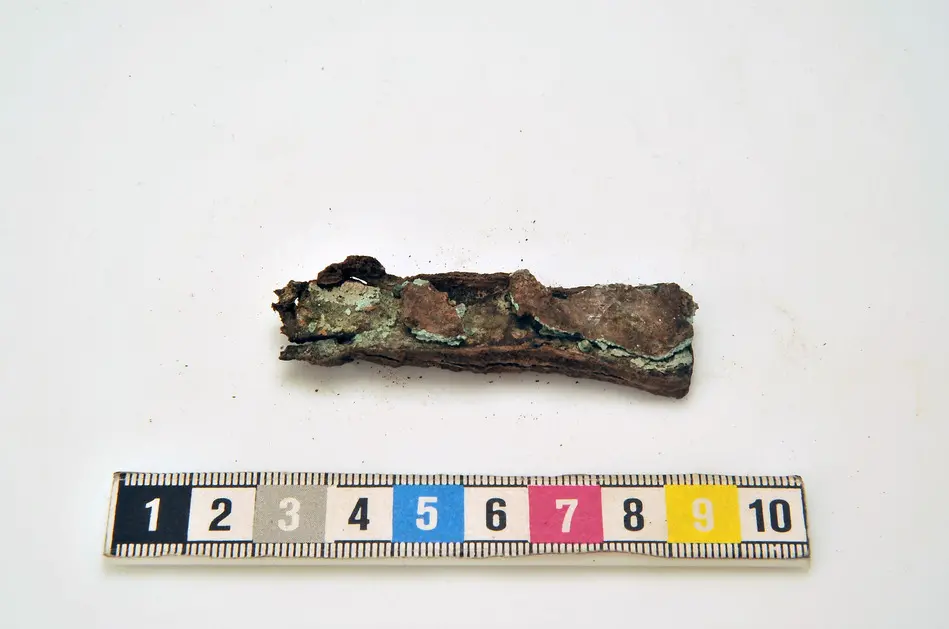 Bild på vapenkniv/vapenknivslida, kniv/knivslida, Fragment