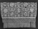 Ett av två utstlag (6048-6049) till drottning Kristinas kröningskaross med trofémotiv, Paris 1650.