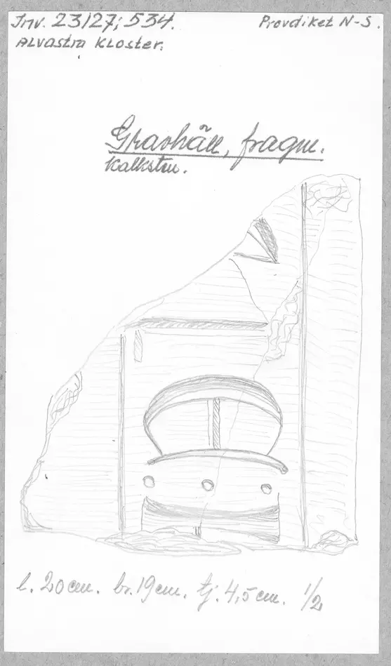 Bild på Gravhäll, Fragment
