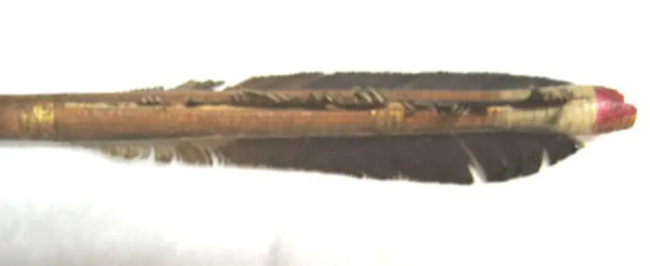 Pil till båge, troligen Persien, 1800-talets början.