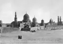 Fotografi. Vy över Kalifgravarna. Kairo, Egypten.