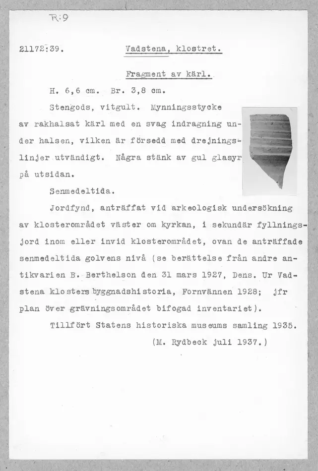 Bild på Krus, Kärl, Mynning, Hals