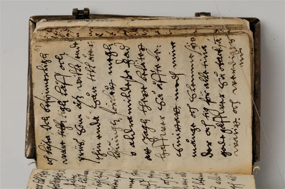 Bönbok, titel: "Någhra gudeligha böner utdragna aff then helga scrifft", tryckt hos Amund Laurentzon, Stockholm 1559.