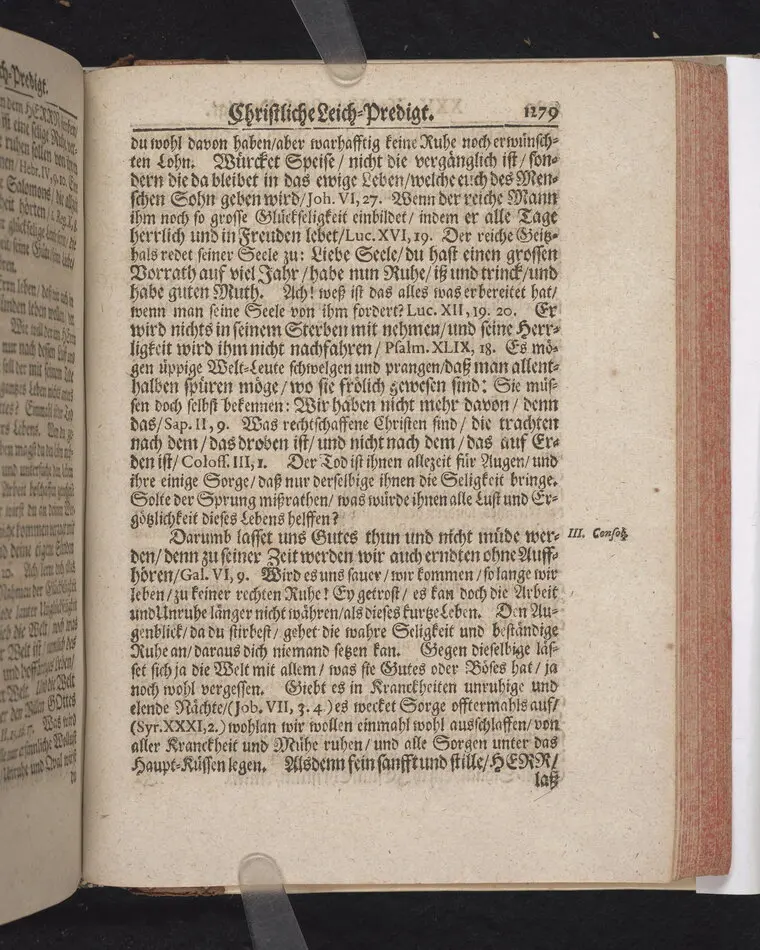 Frommer und getreuer Knechte Gottes seliger Todt/ sanffte Rast und herrlicher Lohn/ Bey Christlicher Leich-Bestatung Herr Johann Georg  Nicolai, weitberühmten Jcti, und Churfl. durchl. zu Sachsen ältesten Ober-consistorial- wie auch zu den Jülich- und Clevischen Successions-Sachen wohlbestellten Raths/ sel. am 25. Septemb. 1690. In der Kirchen zu St. Sophien aus Apoc. XIV, 13. erkläret.