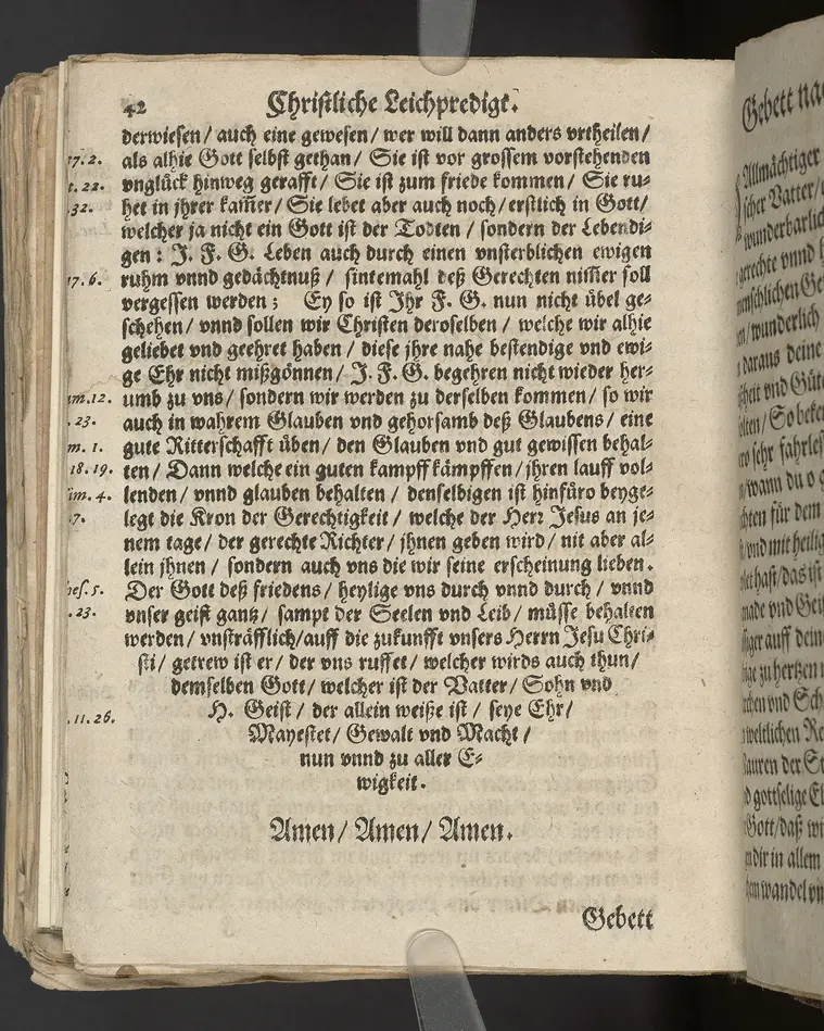 Christliche Leichpredigt Bey der Begräbnusz, weylandt der Durchleuchtigen Hochgebornen Fürstin vnd Churfürstlichen Fräwlein ... Christinae, Geborner Pfaltzgrävin bey Rhein ... gedächtnusz. Welche Sontags den 11. Julij Anno 1619 ... im 47. Jahr, Ihres alters ... im F. Schlosz zu Zweybrücken ... entschlaffen, vnd folgenden 25. Julij ejusdem anni, in der Pfarkirchen daselbst ... ist zur Erden bestattet worden. Gehalten Durch Bartholomaeum Hexamerum Diener am wort Gottes daselbst. Gedruckt in der Churfürstlichen Stadt Heydelberg, bey David Albin.