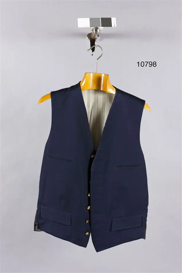 Väst till generalsuniform modell 1854, Sverige.