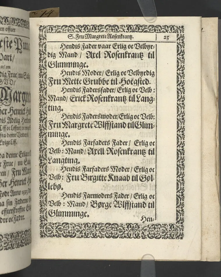 Likpredikan över Margrete Rosenkrantz