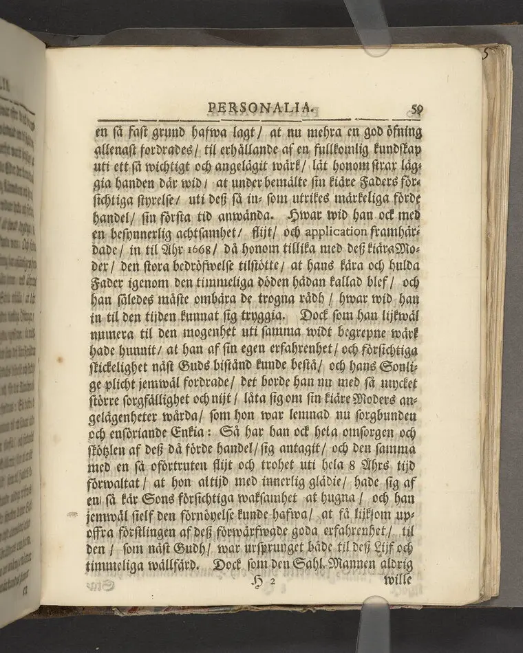 Gloriatio christiana, det är, en christelig berömelse af ett godt samwet. Hwilken den helige apostelen hafwer föreskrifwit; fordom kongl. may:ts tro-tienare ock Norkiöpings stads politie-borgmästare ... Carl Johansson altid älskat; och wid des jorde-färd uti en folckrijk församling den 23 febr. år 1708. allom christnom til efterdöme lemnat Petrus Asp ... Stockholm, tryckt, uti kongl. boktryckerie hos Joh. H. Werner, 1709.