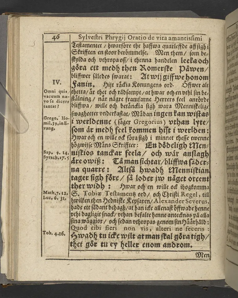 Agon regius, konglige Majesteetz till Swerige etc. H. Johans III... dödzkamp... Anteknat förste gången... på latiniskt språk... Dn. Jona Petri Nericio... Men nu... besmyckiat... medh Threnodia dramatica och... Drotningz Gunilæ epithaphijs... ich en... oration om... konungens... leffwerne... authore, Sylvestro Johan. Phrygio... Holmiæ A.C. 1620.