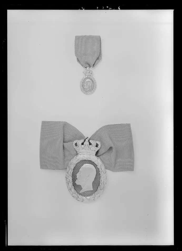 Konung Oskar II:s norska jubileumsminnestecken 1897.
