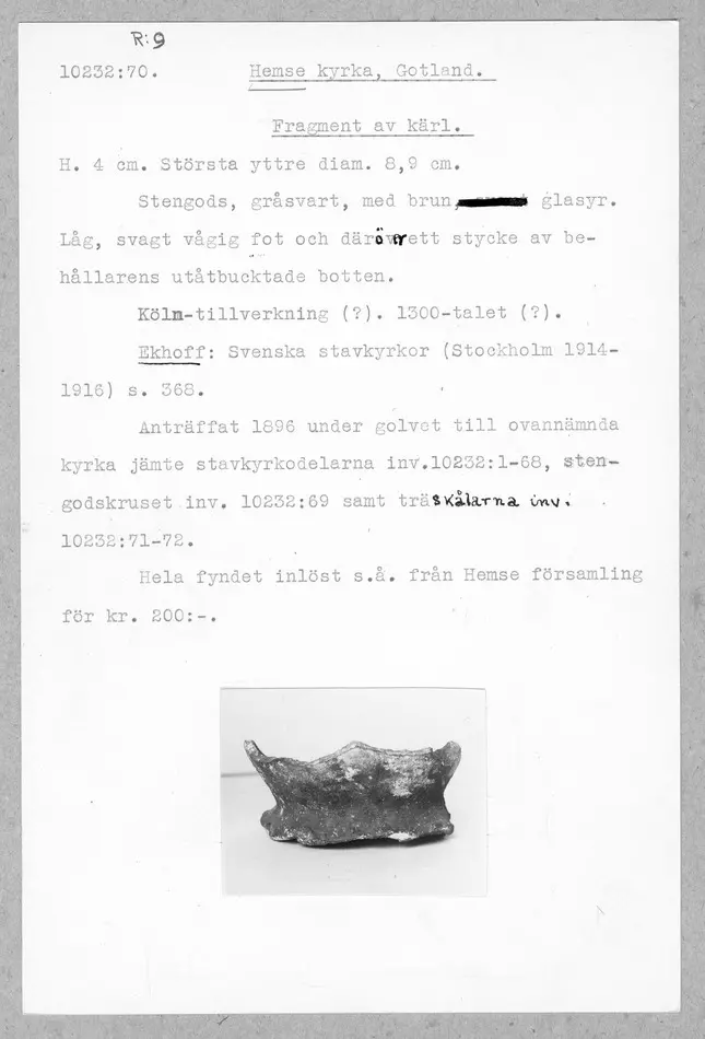 Bild på Kärl, Fragment
