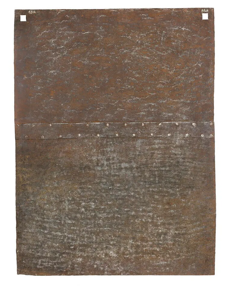 Serafimersköld för konung Karl XIV Johan av Sverige som kronprins av Sverige-Norge 1810-1818, urspr.upphängd i Riddarholmskyrkan, Stockholm.