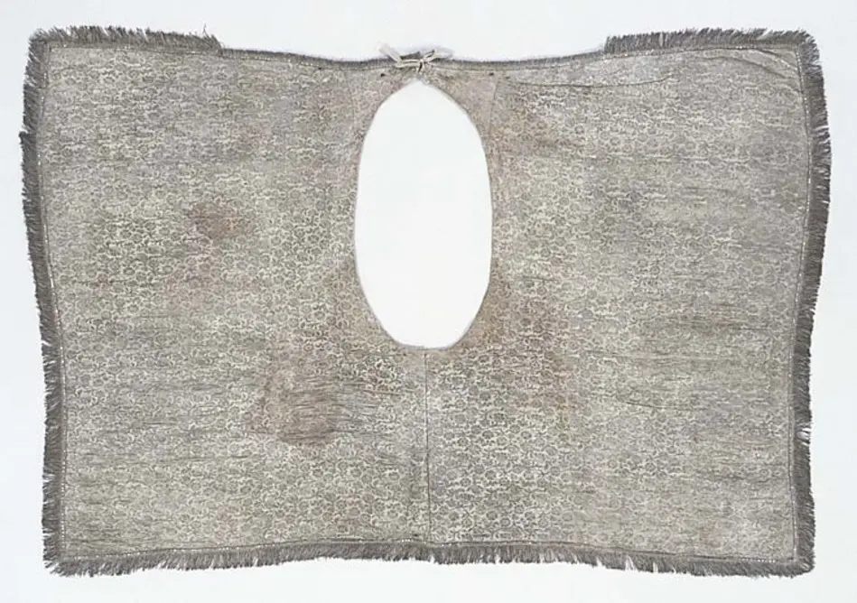 Bild på Schabrak av brokad, med foder och mellanlägg, ca 1660