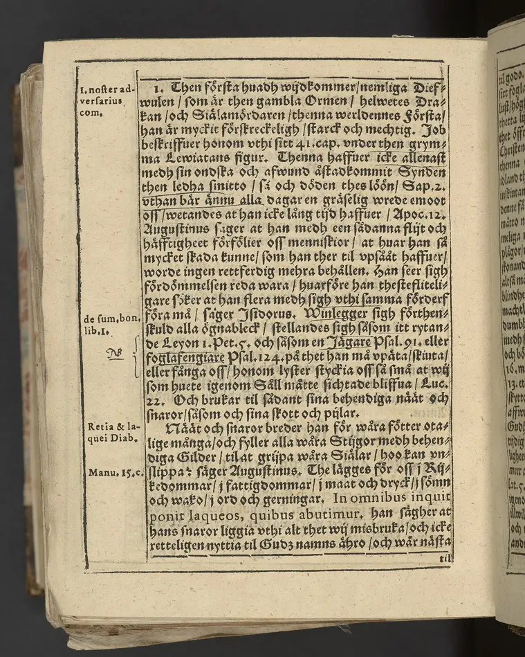 Een christelig lijkpredikning om the andelige fiender, med hwilka alla gudfruchtiga menniskior strijda måste ... Hwilken tå ... frw Maria Eliszabeth, Sweriges ... konunga dotter ... fördes til sin hwilokammar i Linckep[~]ing. Hållin är på thet fursteliga hwset Bråborg, then 18. januarij, åhr 1619. Aff Petro Jonæ Biugg ... Tryckt i Stockholm aff Oluff Oluffson. Anno 1620.