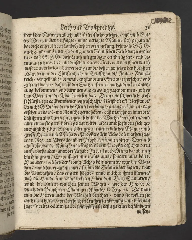Ein Klagrede, über dem seligen und christlichen Abschied ... desz ... Herrn Wilhelens, Landgraffen zu Hessen, Graffen zu Catzenelnbogen ... anno 1592 ... Gehalten den 10. septembris in der Newenstatt zu Cassel, durch Johannem Strackium ... Gedruckt zu Marpurg, durch Paulum Egenolff, im Jahr, MDXCIII.