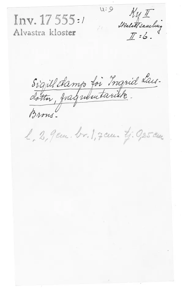 Bild på Sigillstamp