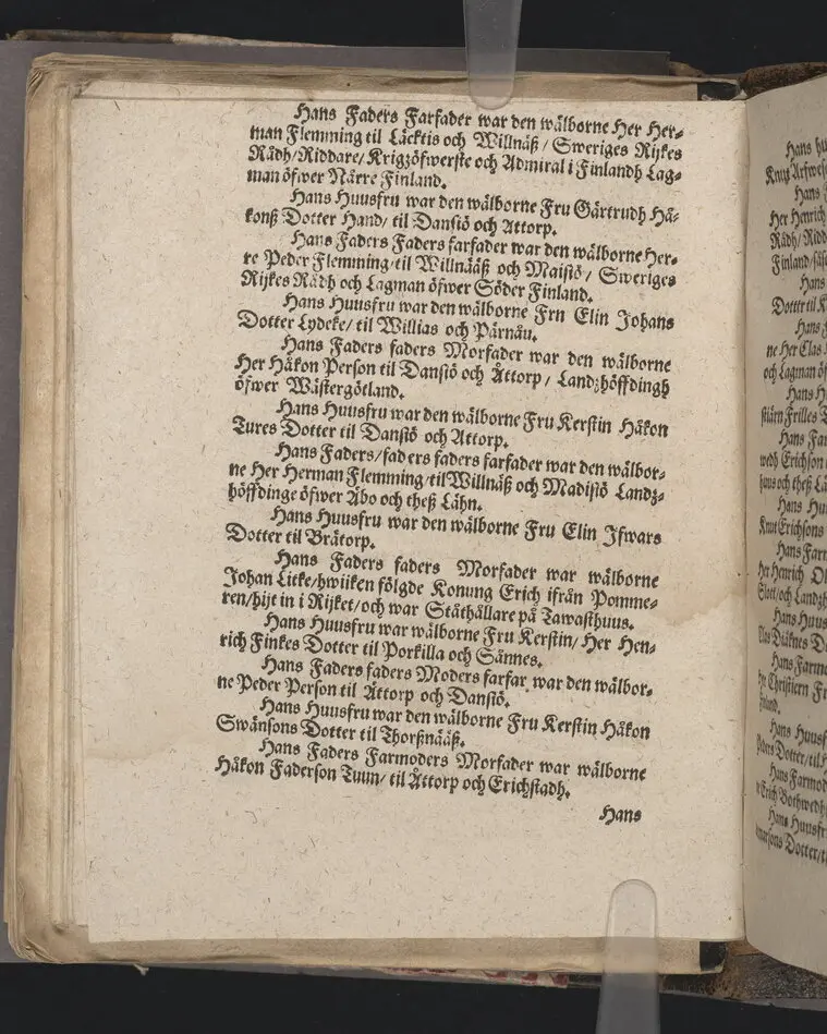 Lijkpredikan, tå ... then edle och wälborne herre, H. Johan Flemming til Lechtisz, Laijsz och Siöndaal, etc. effter ett christeligit affsteed ifrån thenna werlden den 29 Junij åhr 1646. medh waanligh, ädeligh procesz, vthi sitt, aff sigh sielfwo i wälmachtene tilberedda graffställe i Stockholm på Östermalmen vthi S. Jacobs kyrckio den 14. Julij på samma åhr,, [sic!] nedersatt bleff, hållen aff ... Stephano Gallio ..