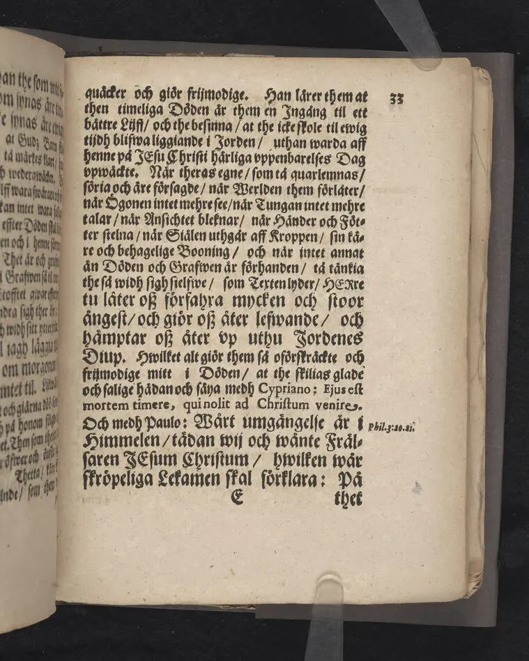 Gudz barns ångest och hugswalelse, kamp och seger beskrefwen uthaf psal. 71. V. 19. 2. och uthi en christelig lijkpredikan, tå then edle och wälborne fru, F. Maria Gyllencreutz til Siggestadh ... uthi Ridderholms kyrkian i Stockholm, åhr MDCLXXX. then sextonde söndagen trinit. hederligen och med wederbörlig prydnad blef begrafwen ... förestäld af Erico Noræo ... Stockholm, tryckt hoos Joh. Georg Eberdt.