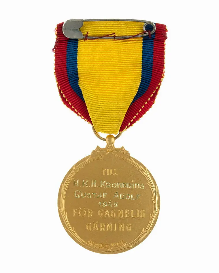 Bild på Förtjänstmedalj, Guldmedalj, S:t Olofsmedaljen