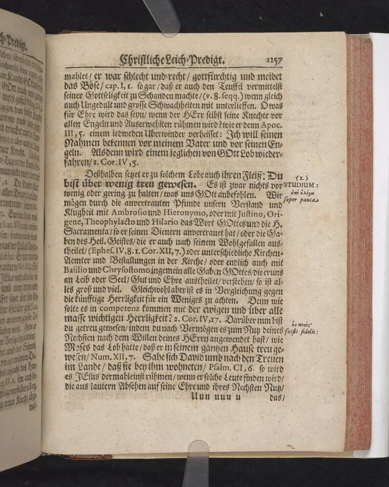 Frommer und getreuer Knechte Gottes seliger Todt/ sanffte Rast und herrlicher Lohn/ Bey Christlicher Leich-Bestatung Herr Johann Georg  Nicolai, weitberühmten Jcti, und Churfl. durchl. zu Sachsen ältesten Ober-consistorial- wie auch zu den Jülich- und Clevischen Successions-Sachen wohlbestellten Raths/ sel. am 25. Septemb. 1690. In der Kirchen zu St. Sophien aus Apoc. XIV, 13. erkläret.