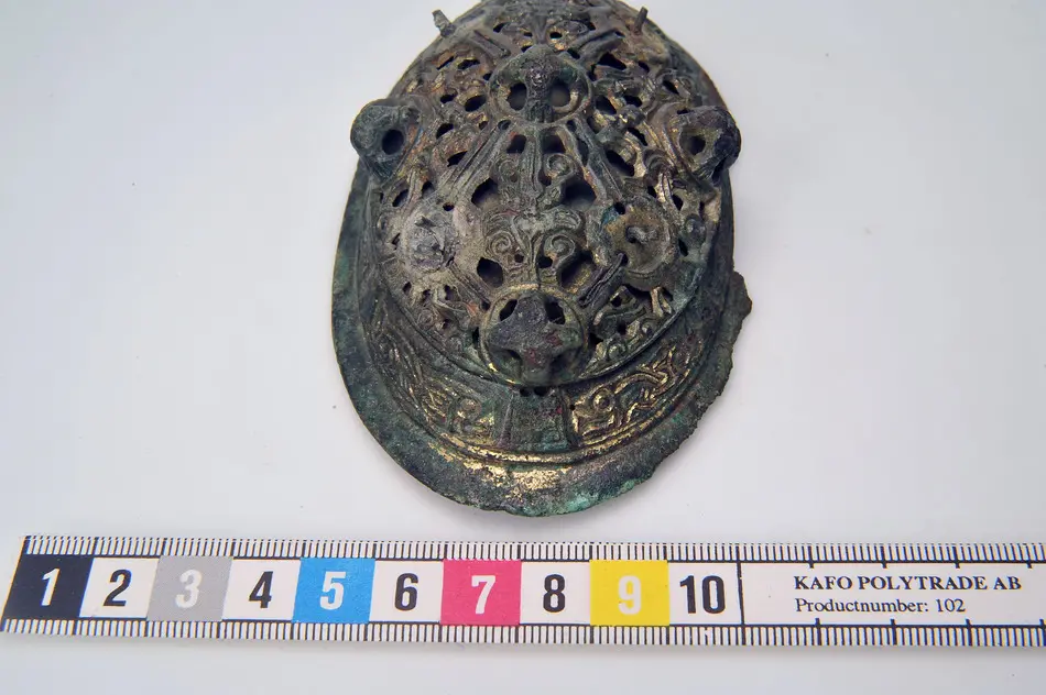 Oval spännbuckla P51
