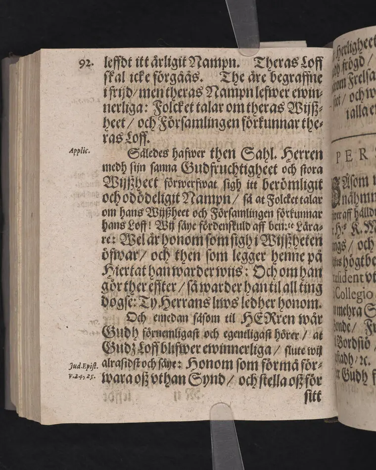Corona sapientiæ, thet är wijsshetennes krona, medh een kort förklaring ... förfärdigat och vthi ... Christer Bondes ... begraffning ... framstelt aff Zachario L. Klingio ... Stockholm, tryckt hoos Ignatium Meurer ... anno MDCLXIII.