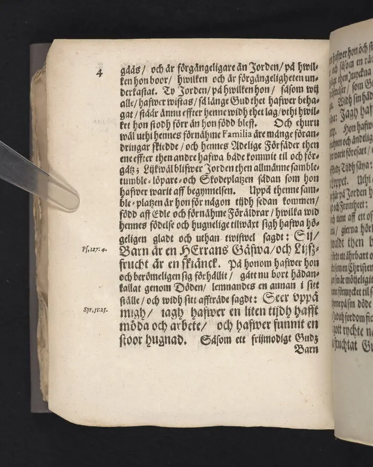 Gudz barns ångest och hugswalelse, kamp och seger beskrefwen uthaf psal. 71. V. 19. 2. och uthi en christelig lijkpredikan, tå then edle och wälborne fru, F. Maria Gyllencreutz til Siggestadh ... uthi Ridderholms kyrkian i Stockholm, åhr MDCLXXX. then sextonde söndagen trinit. hederligen och med wederbörlig prydnad blef begrafwen ... förestäld af Erico Noræo ... Stockholm, tryckt hoos Joh. Georg Eberdt.