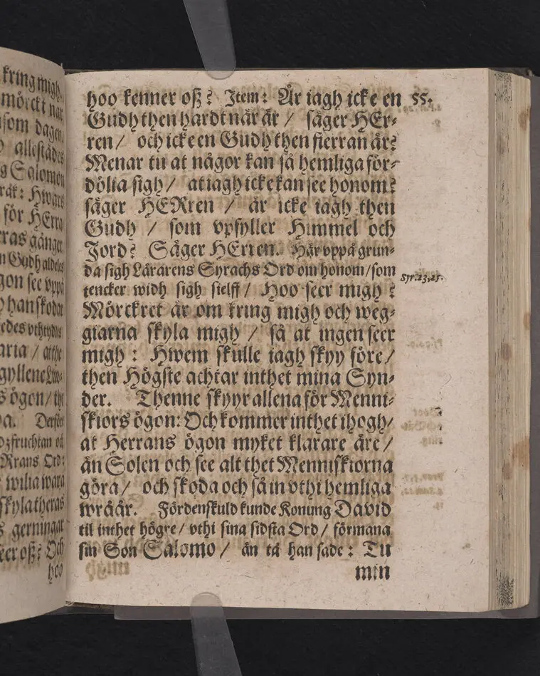 Corona sapientiæ, thet är wijsshetennes krona, medh een kort förklaring ... förfärdigat och vthi ... Christer Bondes ... begraffning ... framstelt aff Zachario L. Klingio ... Stockholm, tryckt hoos Ignatium Meurer ... anno MDCLXIII.