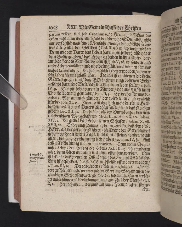 Die Gemeinschafft der Christen mit ihrem heylande im Sterben und im Leben ...