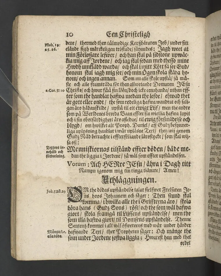I.N.J. Status denatorum, the afsomnade dödas tilstånd, uthi een chtisteligh lijkpredijkningh,, öfwer ... herr Niels Erickzson Bergudd, fordom hauptmann öfwer ... hwilken i herranom afsomnade uti Malar sochn på sin egen swärd i Solfmo den 3. maij anno 1680 ... framstält ... aff Olavi Magni Arenio .