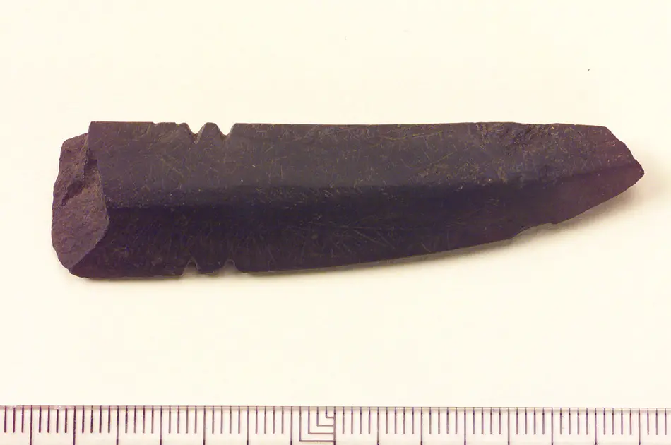 Bild på böjd kniv